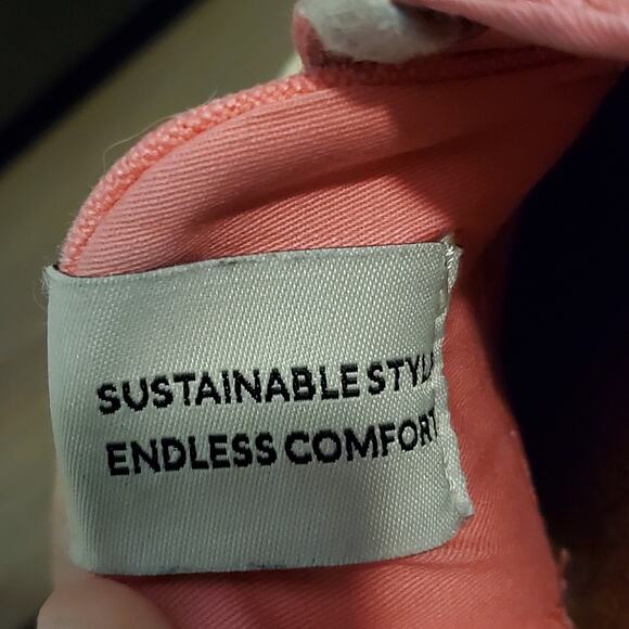 Cariuma OCA Low Pink Lemonade Canvas Sneaker Vegan Sustainable US W7 - Picture 6 of 11